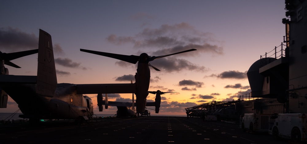 Flight deck operations aboard Boxer