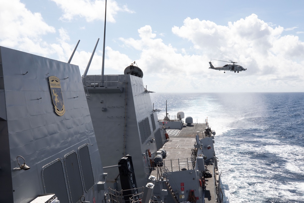 Stockdale conducts flight operations