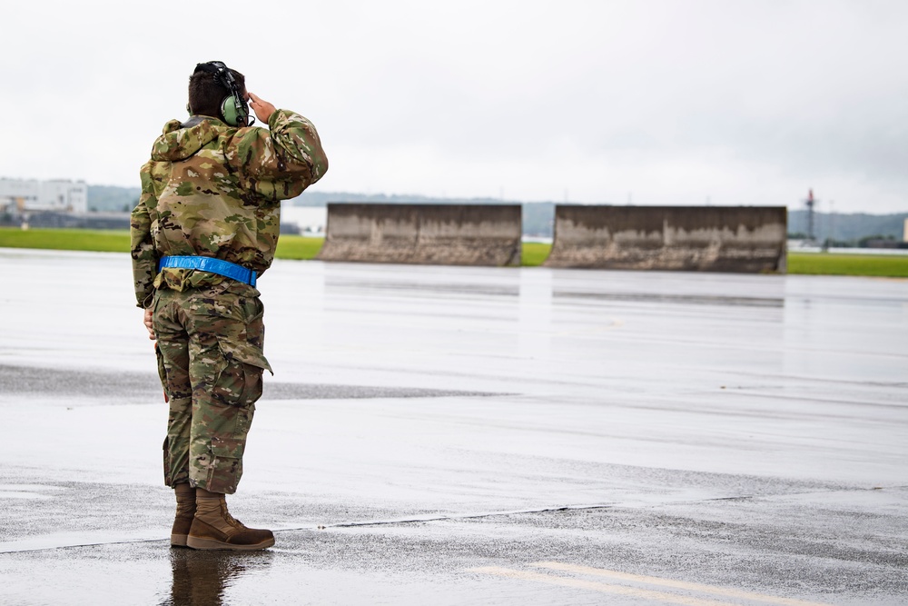 Yokota generates C-130 aircraft ahead of Typhoon Ampil