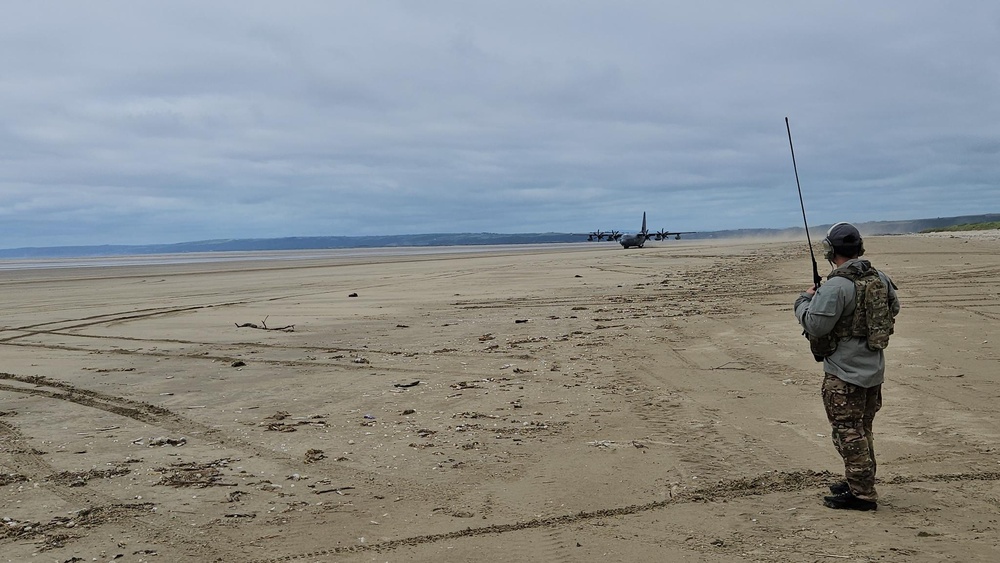 MC-130J Pembrey Sands Beach Landing