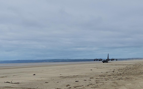 MC-130J Pembrey Sands Beach Landing