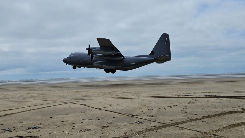 MC-130J Pembrey Sands Beach Landing