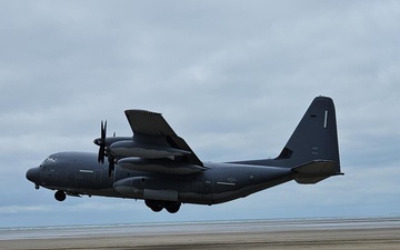 MC-130J Pembrey Sands Beach Landing