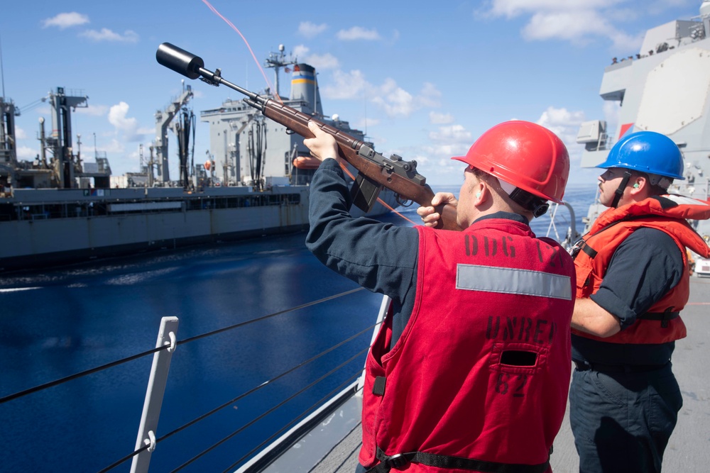 Frank E. Peterson Jr. conducts replenishment-at-sea