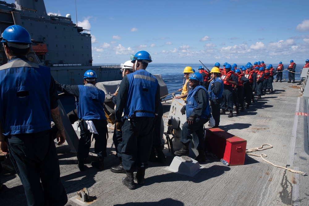 Frank E. Peterson Jr. conducts replenishment-at-sea