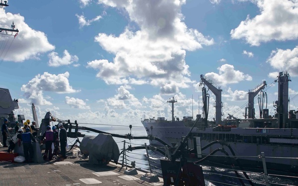 Frank E. Peterson Jr. conducts replenishment-at-sea