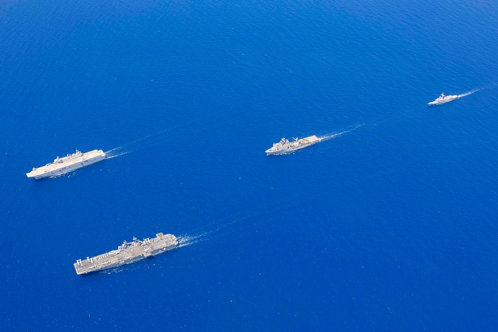 USS Wasp (LHD 1) Operates with TCG Anadolu (L 400)