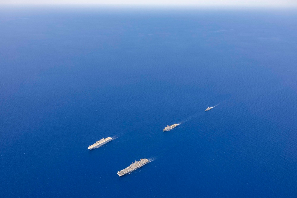 USS Wasp (LHD 1) Operates with TCG Anadolu (L 400)