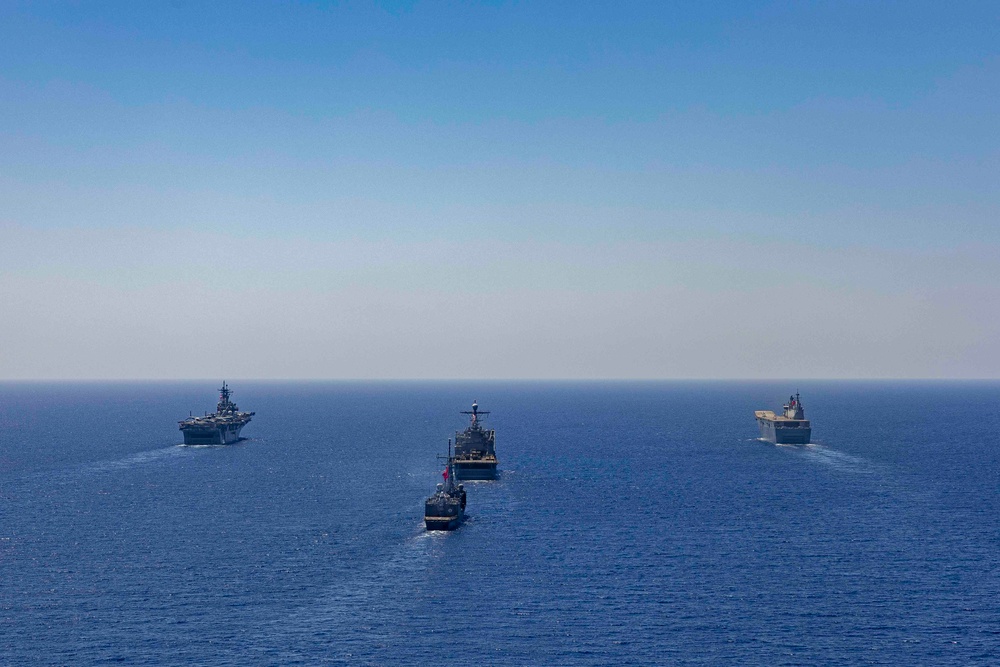 USS Wasp (LHD 1) Operates with TCG Anadolu (L 400)