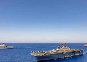 USS Wasp (LHD 1) Operates with TCG Anadolu (L 400)