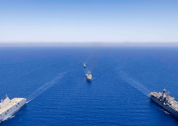 USS Wasp (LHD 1) Operates with TCG Anadolu (L 400)