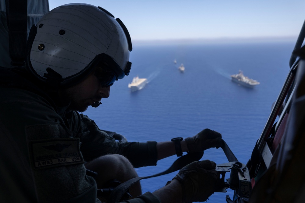 USS Wasp (LHD 1) Operates with TCG Anadolu (L 400)