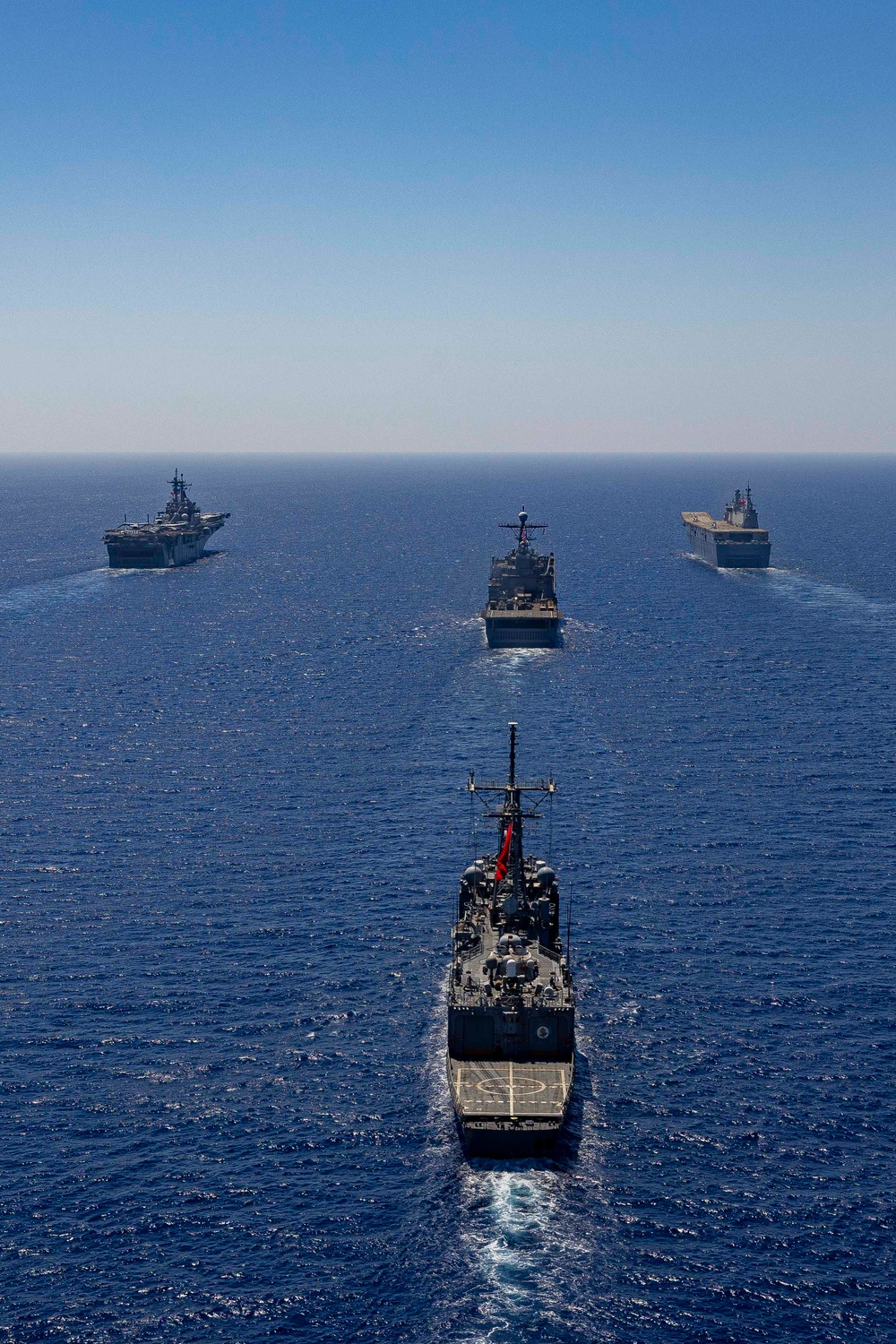 USS Wasp (LHD 1) Operates with TCG Anadolu (L 400)