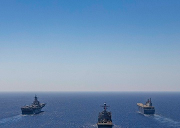 USS Wasp (LHD 1) Operates with TCG Anadolu (L 400)