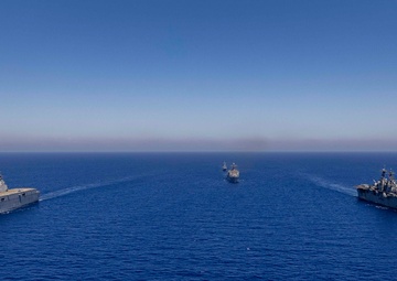 USS Wasp (LHD 1) Operates with TCG Anadolu (L 400)