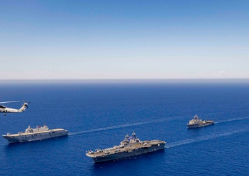 USS Wasp (LHD 1) Operates with TCG Anadolu (L 400)