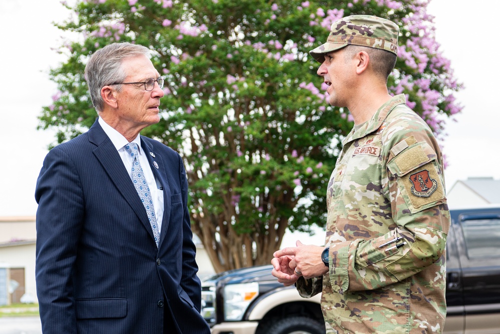 The Honorable Brian Babin Visits the 147th Attack Wing at Ellington Field JRB, Houston, Texas