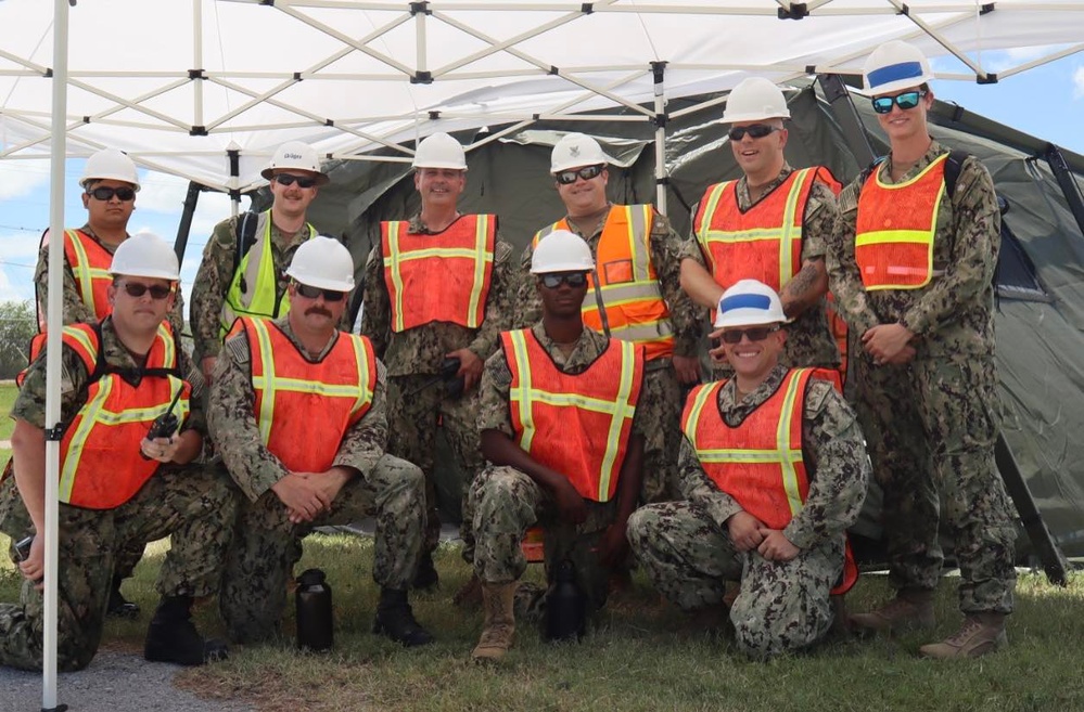 Sailors conduct joint field training with Army at port