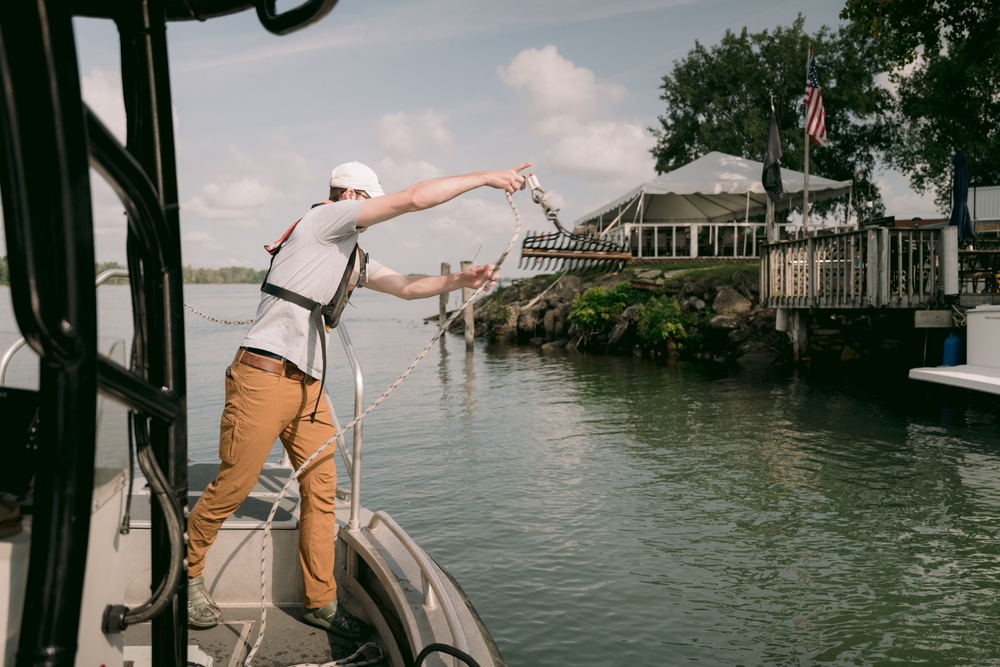 Annual Hydrilla Treatment in the Erie Canal