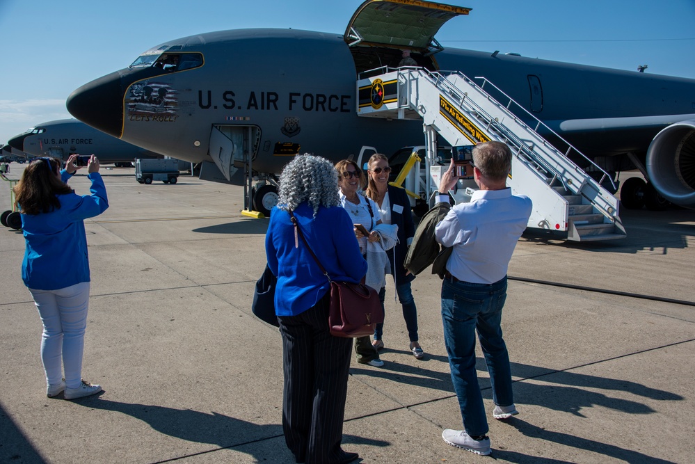 171st and 911th Welcome Honorary Commanders Aboard