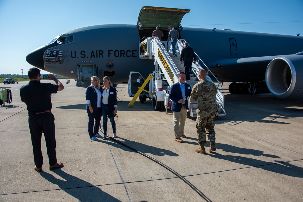 171st and 911th Welcome Honorary Commanders Aboard