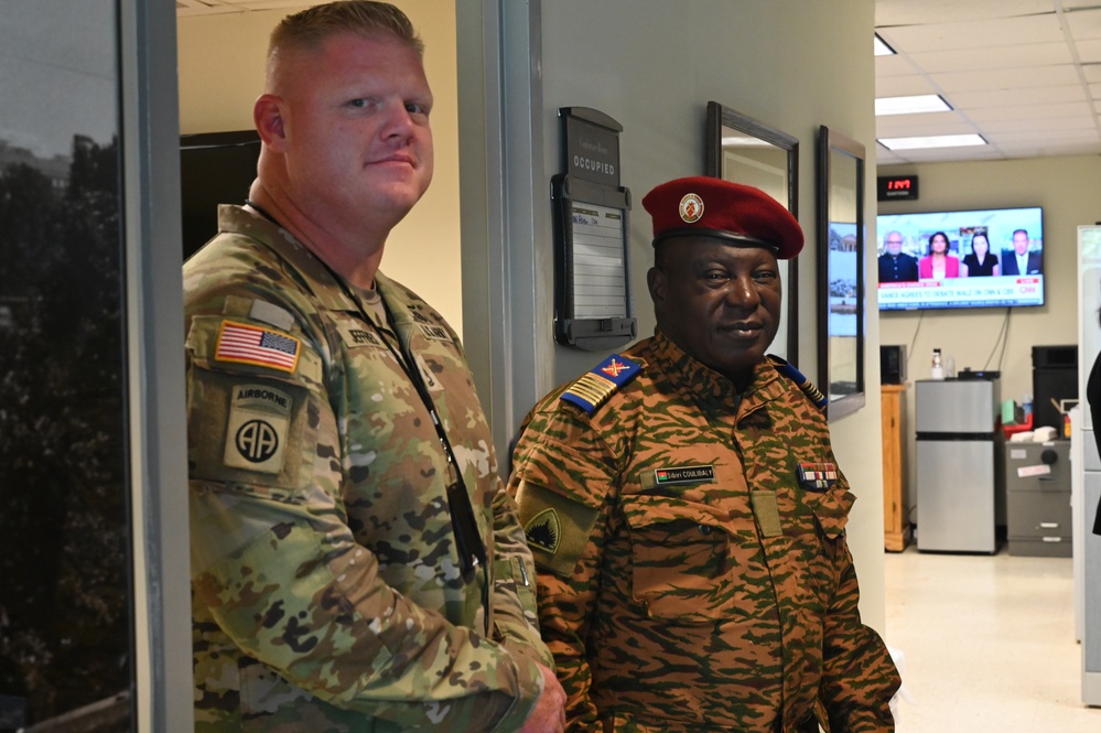 Mortuary Affairs SMEE with Burkina Faso Armed Forces