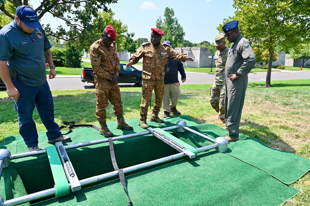 Mortuary Affairs SMEE with Burkina Faso Armed Forces