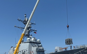 First Dual-ship Operations at Naval Weapons Station Seal Beach Ammunition Pier