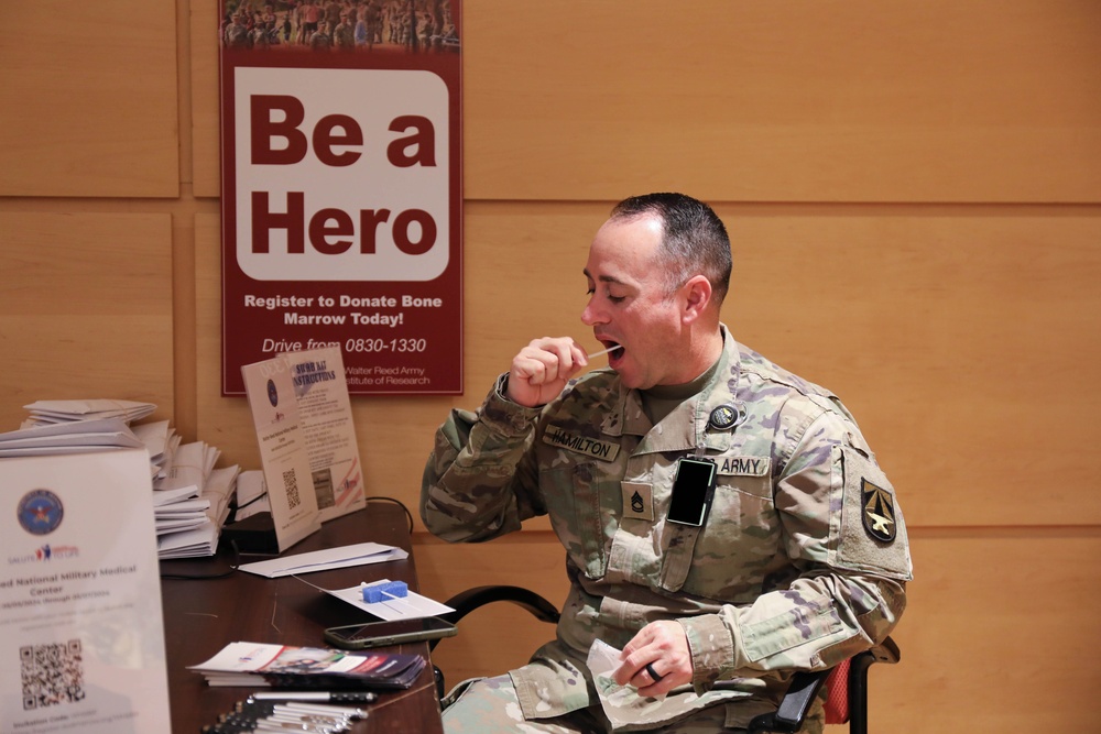 WRAIR holds blood drive and encourages bone marrow donation sign-ups