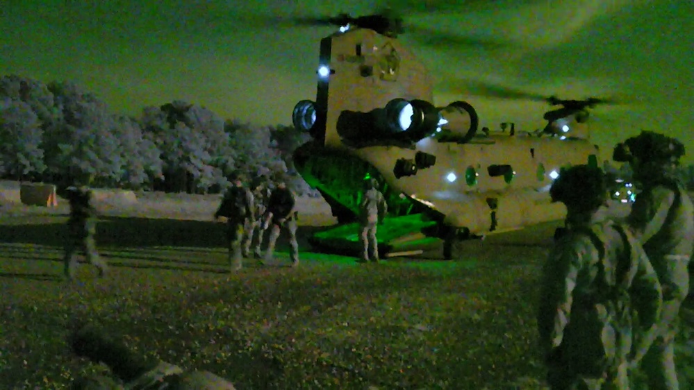 Large Scale, Long Range Air Assault to JRTC Night 2