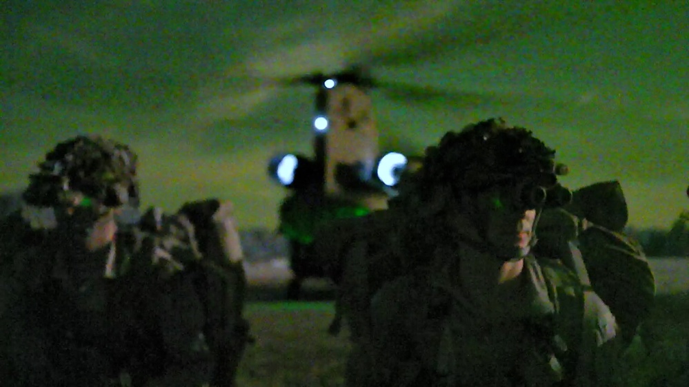 Large Scale, Long Range Air Assault to JRTC Night 2