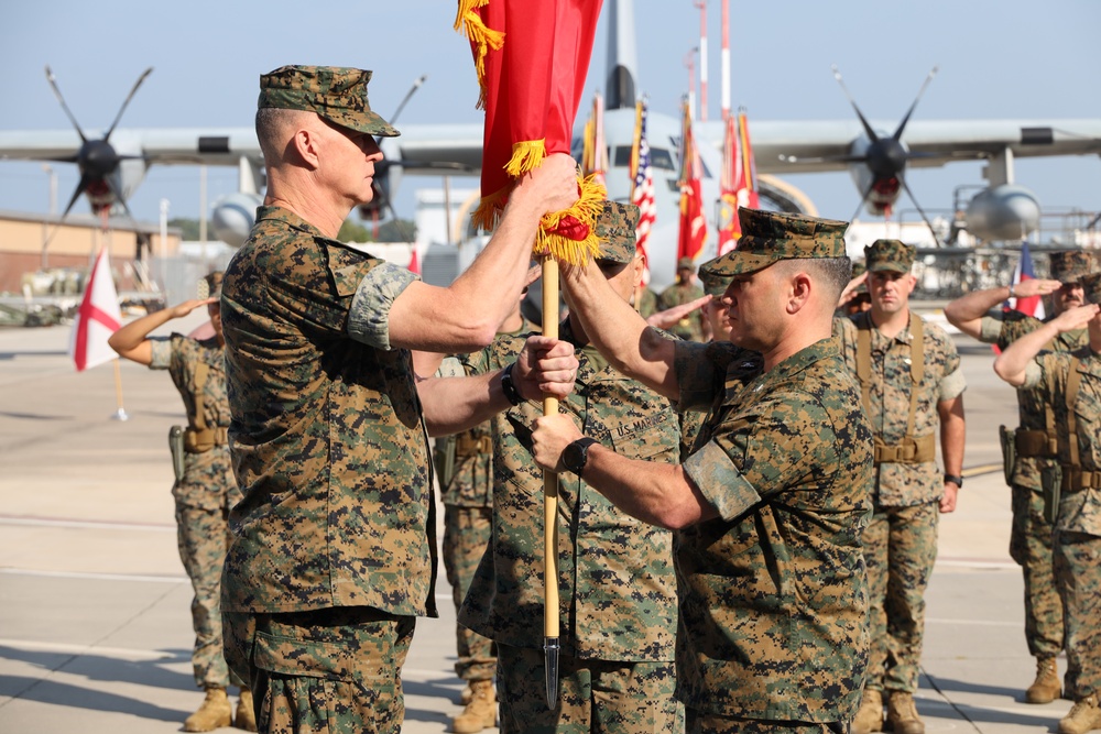 MAG-14 change of command ceremony