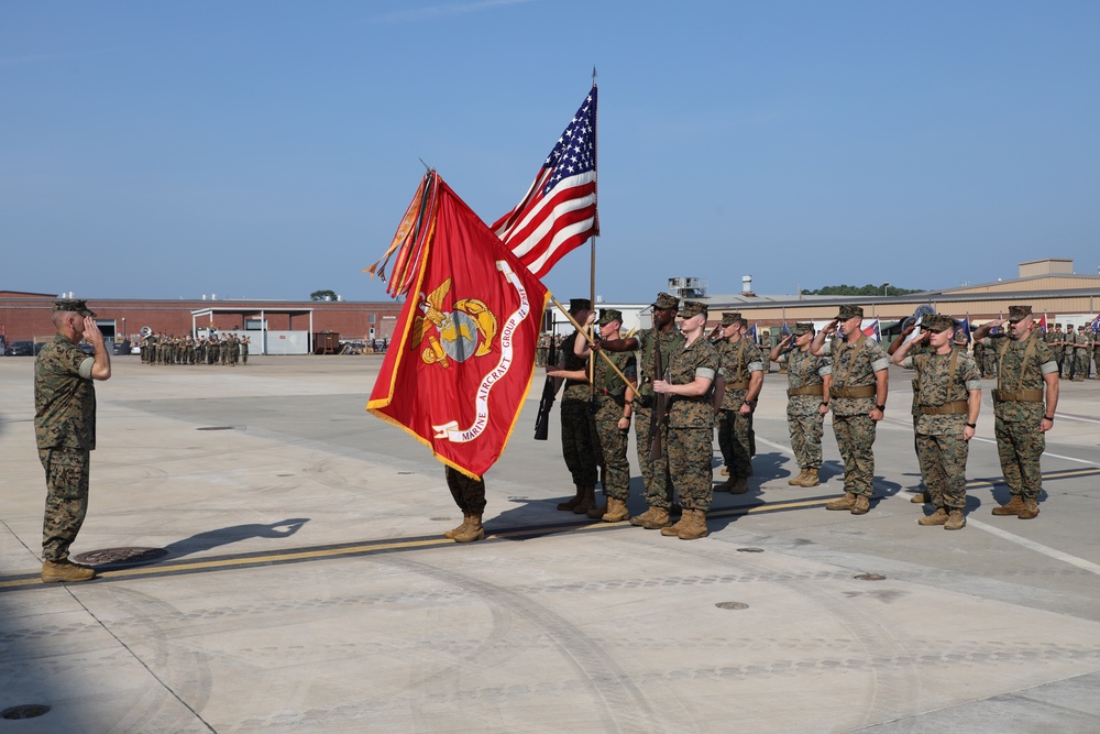 MAG-14 change of command ceremony