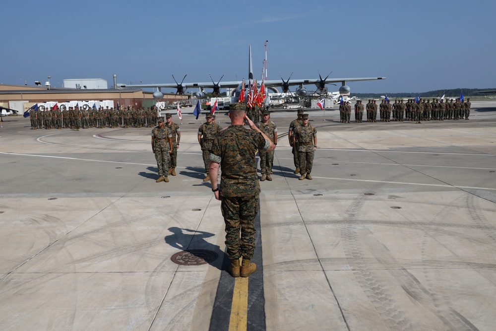 MAG-14 change of command ceremony