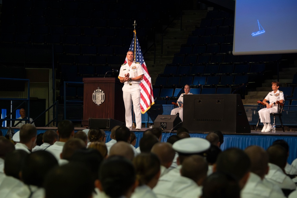 U.S. Naval Academy Brigade of Midshipmen Return for the New School Year