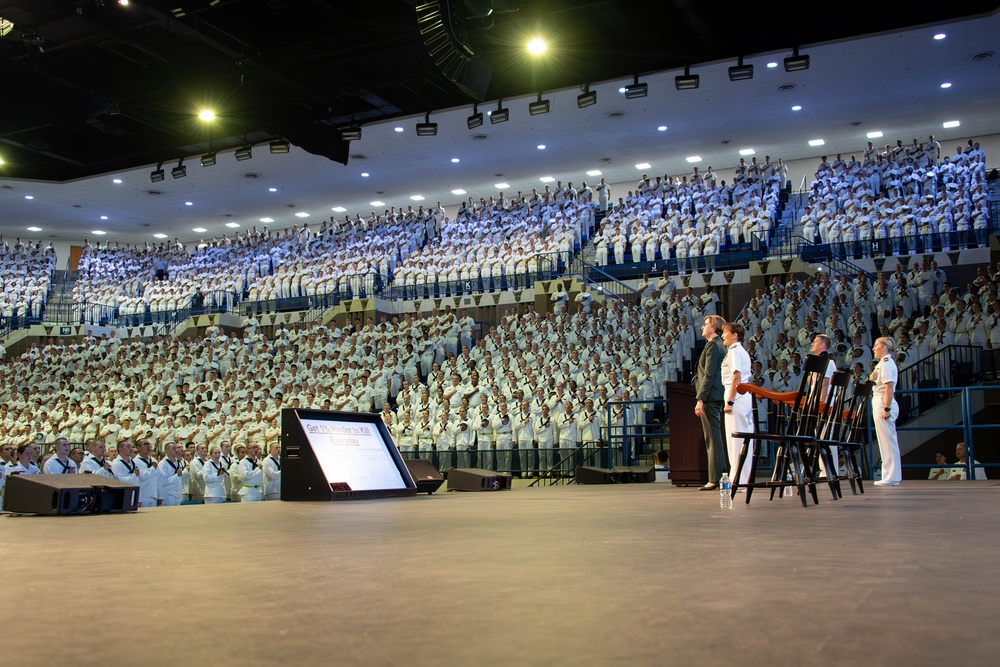 U.S. Naval Academy Brigade of Midshipmen Return for the New School Year