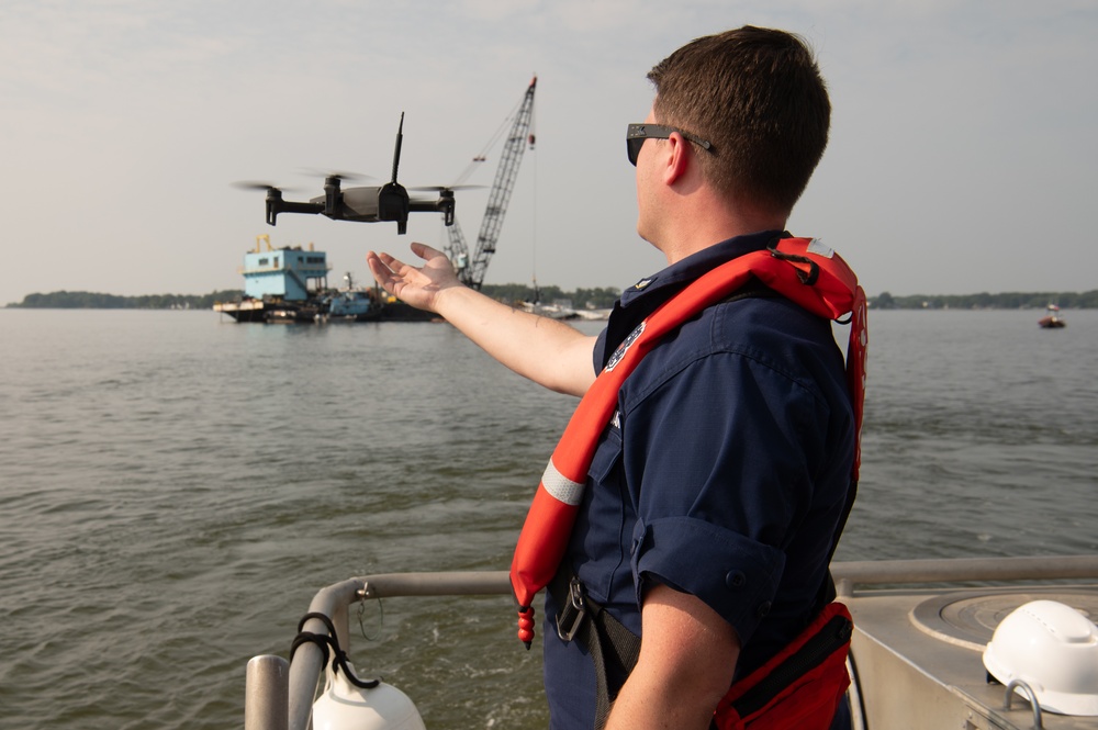 Coast Guard, partner agencies monitor salvage of yacht Lovebug