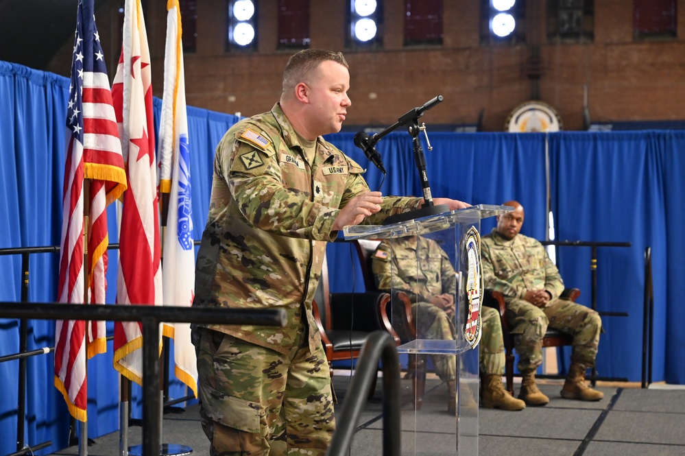 D.C. National Guard RRB Marketing NCOIC promotion ceremony