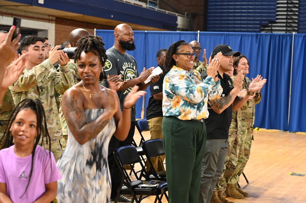 D.C. National Guard RRB Marketing NCOIC promotion ceremony