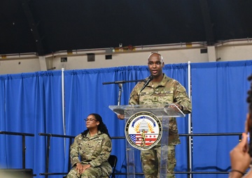 D.C. National Guard RRB Marketing NCOIC promotion ceremony