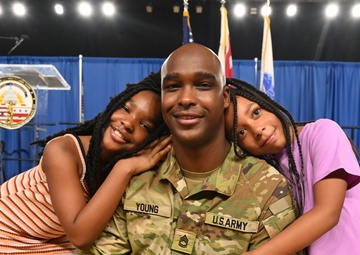 D.C. National Guard RRB Marketing NCOIC promotion ceremony