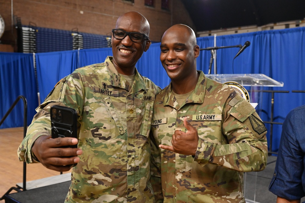 D.C. National Guard RRB Marketing NCOIC promotion ceremony
