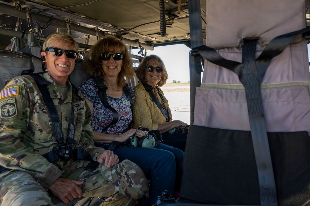 TAG of Colorado U.S. Army Maj. Gen. Laura Clellan facility tour of 233rd Space Group