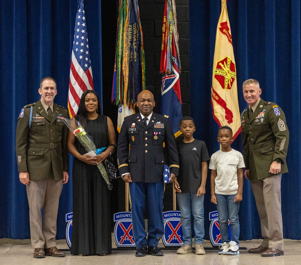 10th Mountain Division Retirement Ceremony August 2024