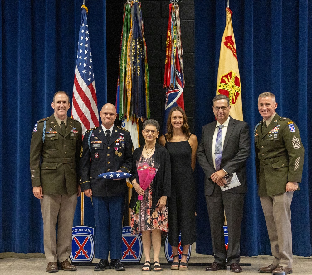 10th Mountain Division Retirement Ceremony August 2024