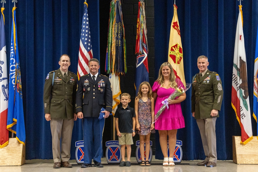 10th Mountain Division Retirement Ceremony August 2024