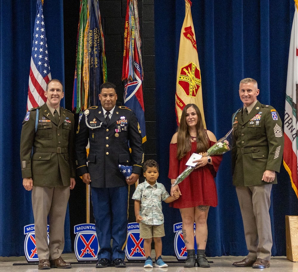 10th Mountain Division Retirement Ceremony August 2024