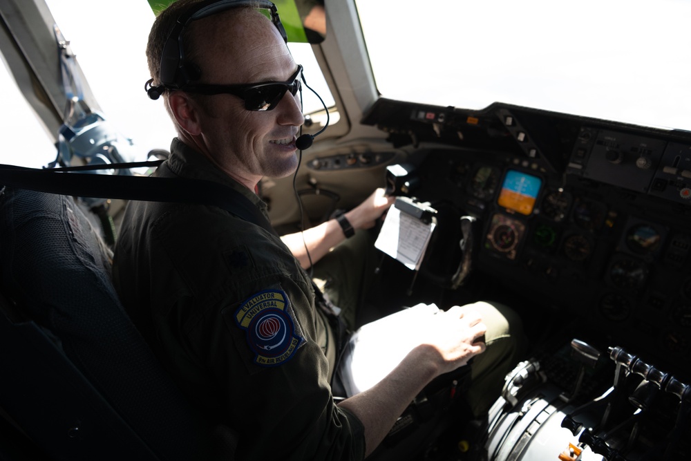 Travis KC-10 aircrew refuels F-15E Strike Eagles