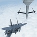 Travis KC-10 aircrew refuels F-15E Strike Eagles