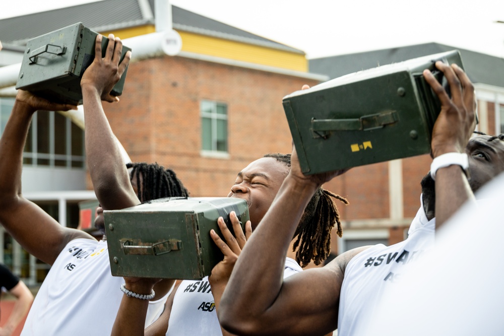 Alabama State University Football and Marines